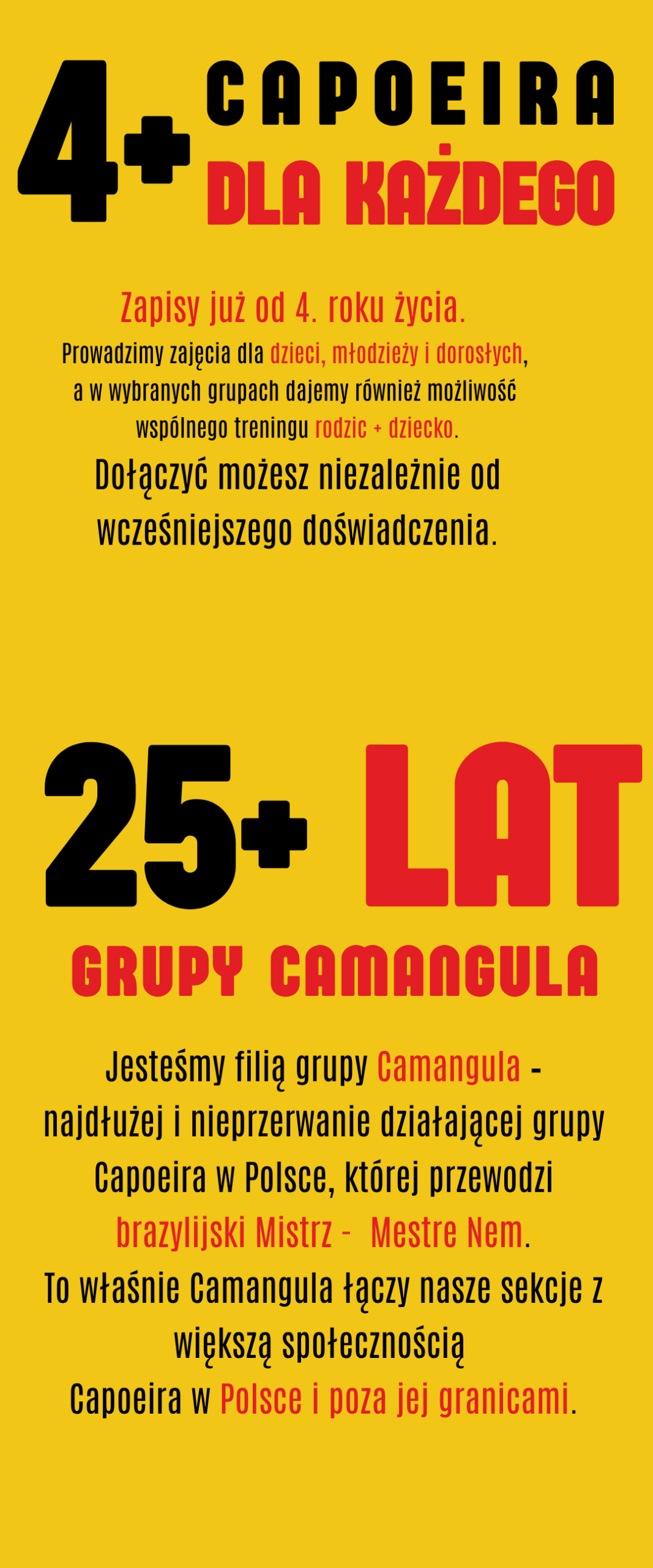 KS Capoeira - Capoeira dla dzieci, młodzieży i dorosłych