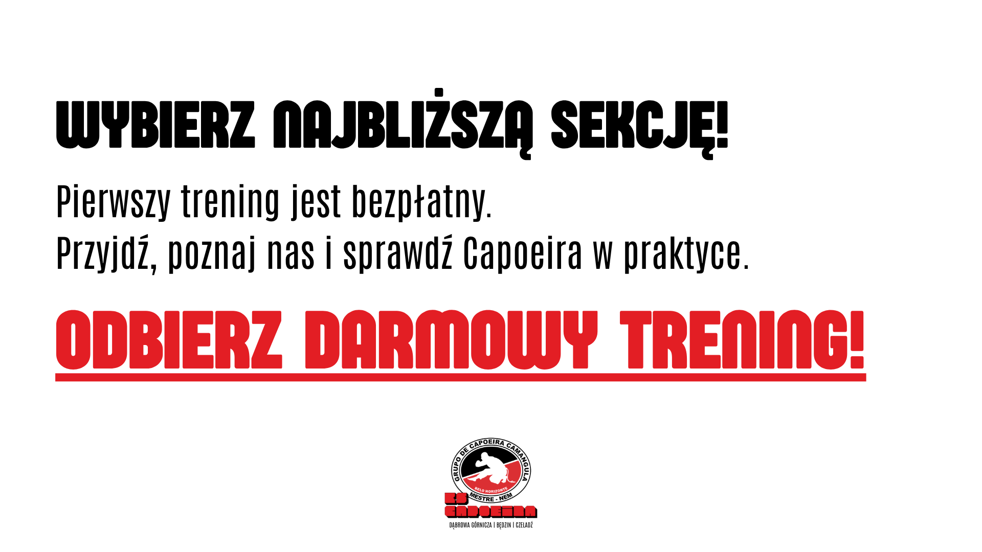 Wybierz najbliższą sekcję KS Capoeira